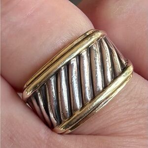 WILL ONLY TRADE FOR ISO! DY Thoroughbred Cigar Band 14k 925